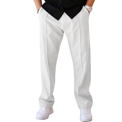 Pantalon chino ajusté coton doux