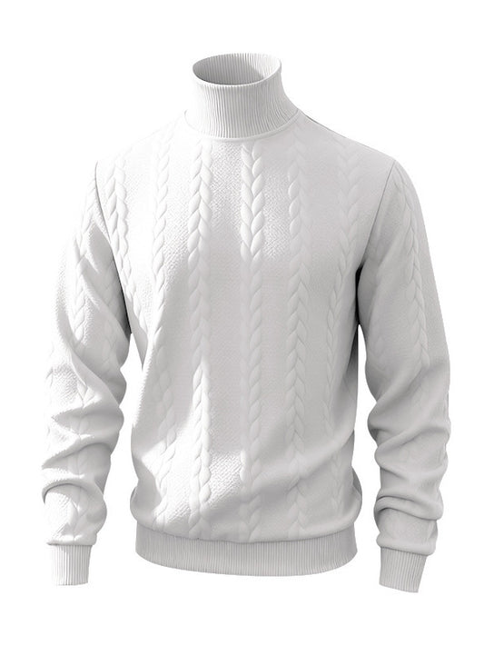 Pull col rond maille fine coton mélangé