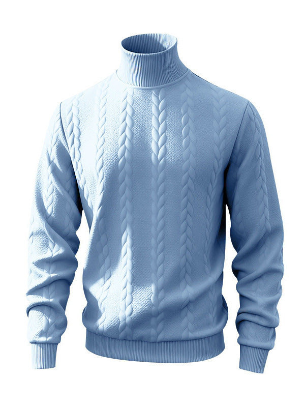 Pull col rond maille fine coton mélangé