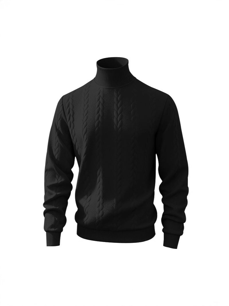 Pull col rond maille fine coton mélangé